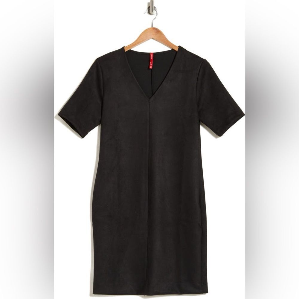 SPANX | Faux Suede Column Dress Black Size M‎ - Picture 2 of 10